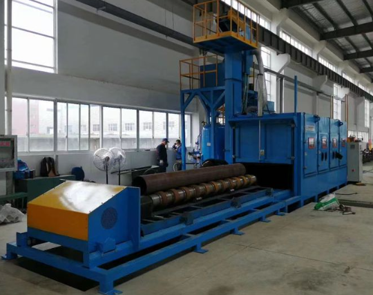临高喷砂机在管道除锈中的现场施工应用